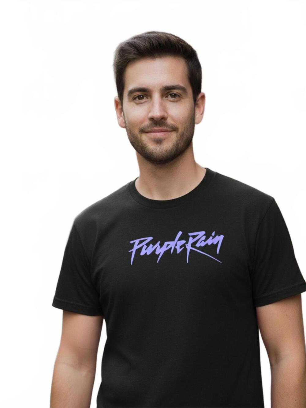 T-Shirt / Prince Purple Rain / Black / Large